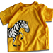 lello kid's t-shirt - yellow zebra kids t-shirt designed by lello